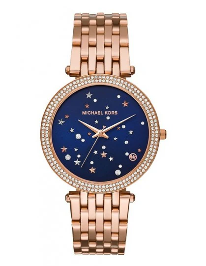 Michael Kors Women’s Quartz Stainless Steel Blue Dial 39mm Watch MK3728