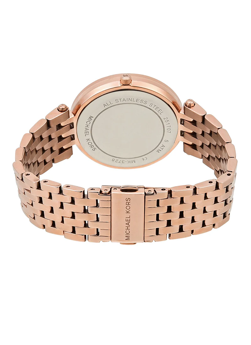 Michael Kors Women’s Quartz Stainless Steel Blue Dial 39mm Watch MK3728 - Image 3
