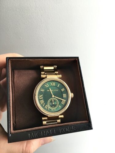 Michael Kors Women’s Quartz Stainless Steel Emerald Green Dial 42mm Watch MK6065 - Image 2