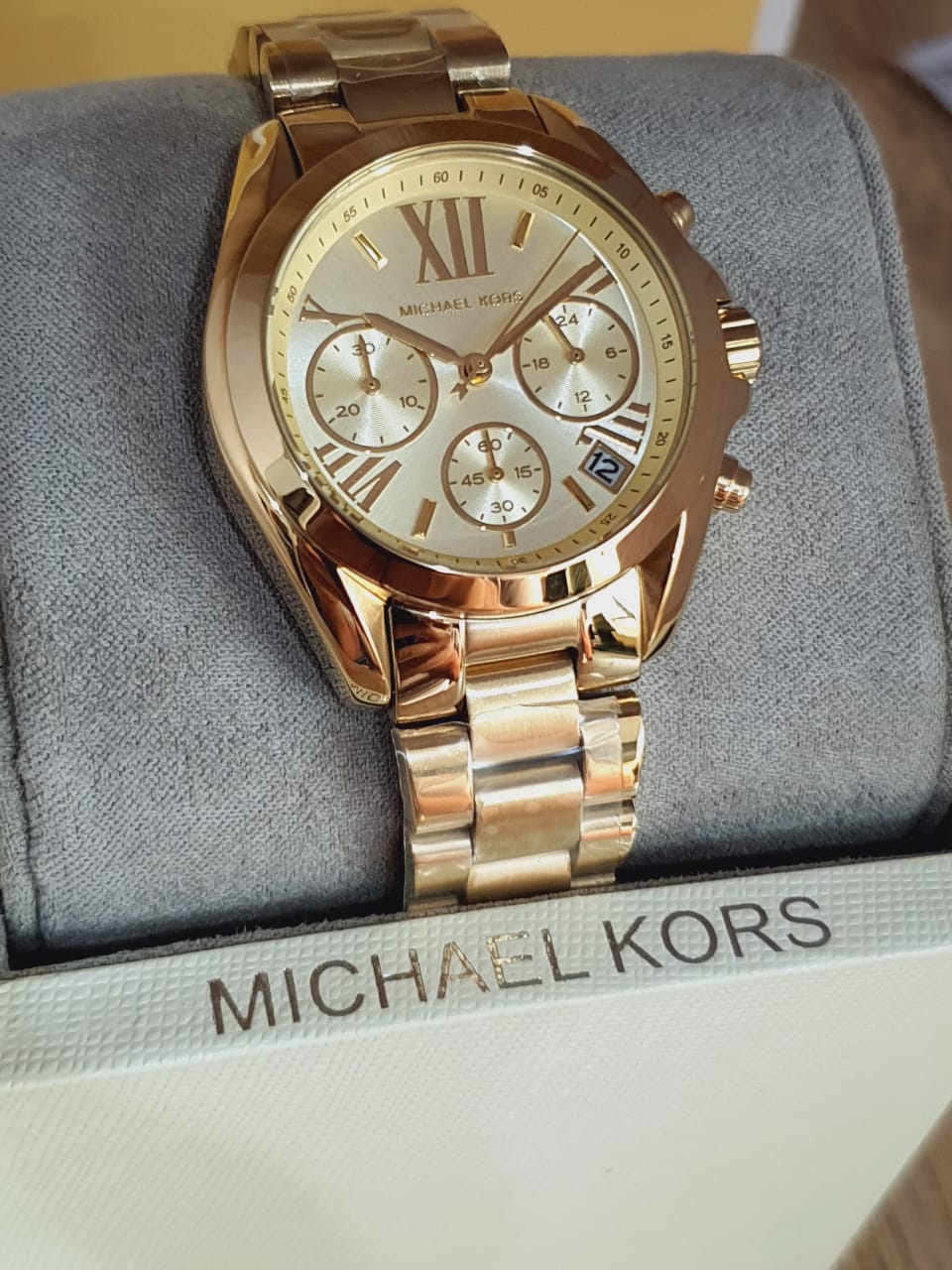 Michael Kors Women’s Quartz Stainless Steel Gold 35mm Watch MK5798 - Image 2