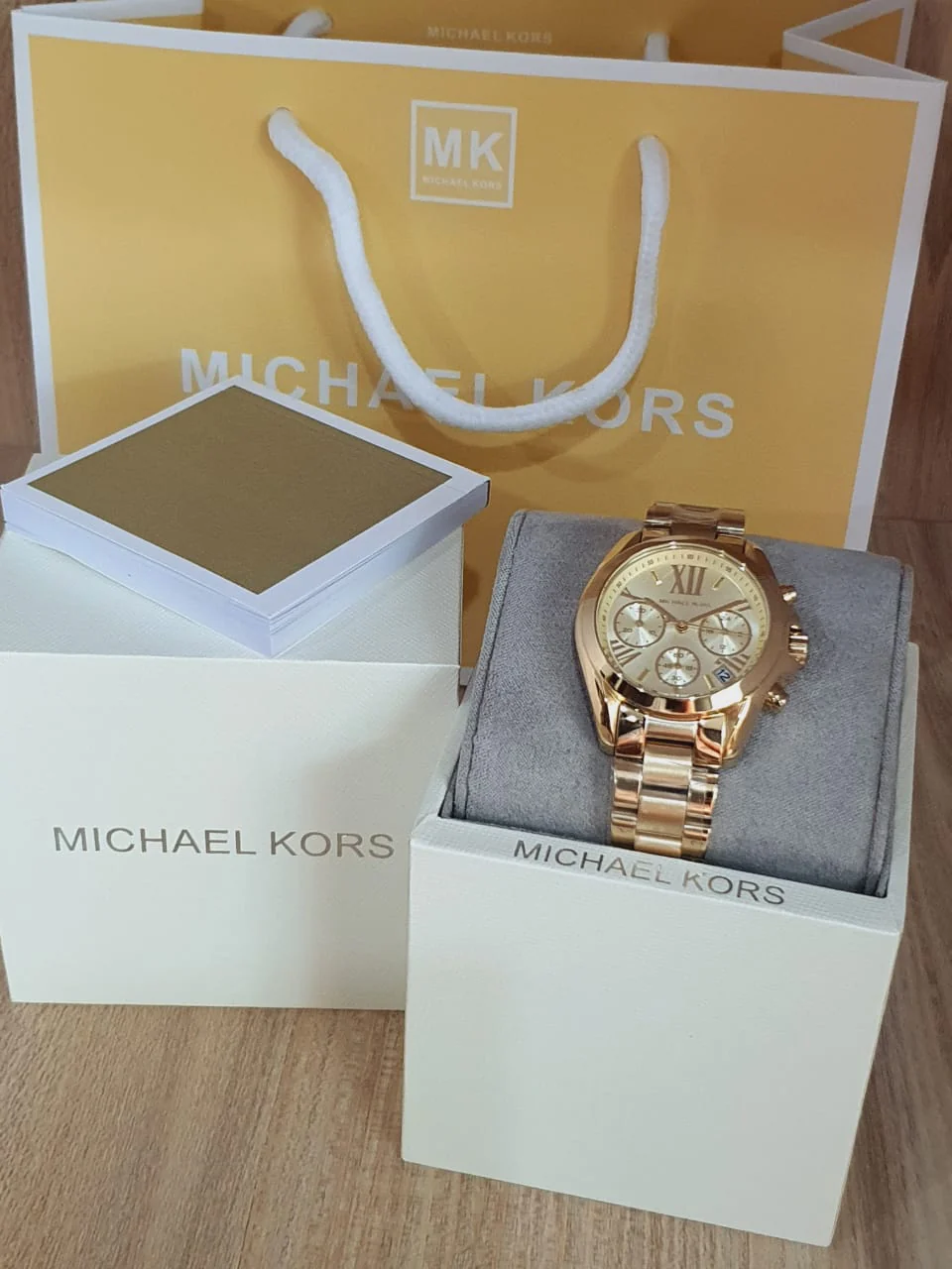 Michael Kors Women’s Quartz Stainless Steel Gold 35mm Watch MK5798 - Image 3