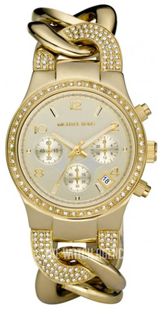 Michael Kors Women’s Quartz Stainless Steel Gold Dial 38mm Watch MK3150