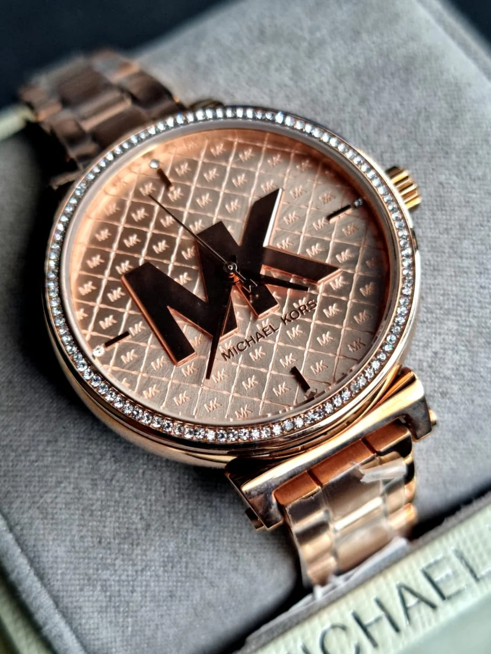 Michael Kors Women’s Quartz Stainless Steel Rose Gold Dial 36mm Watch MK4335 - Image 7