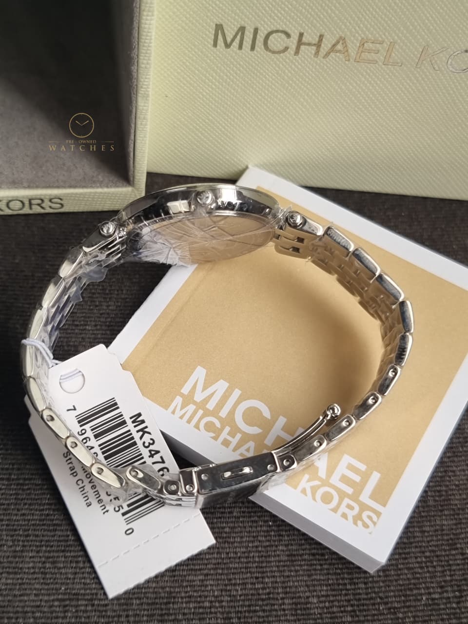 Michael Kors Women’s Quartz Stainless Steel Silver Dial 33mm Watch MK3476 - Image 4
