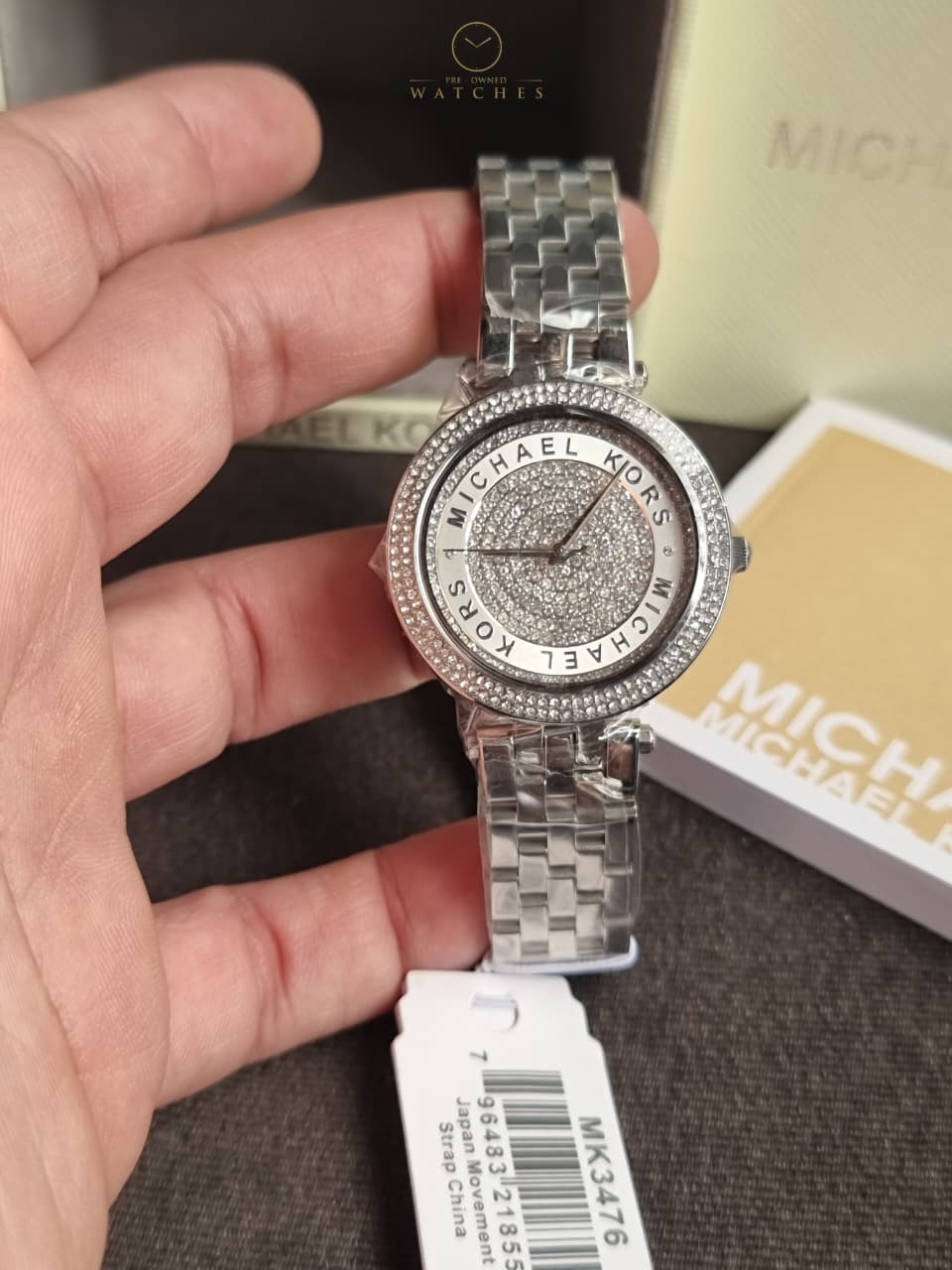 Michael Kors Women’s Quartz Stainless Steel Silver Dial 33mm Watch MK3476 - Image 5