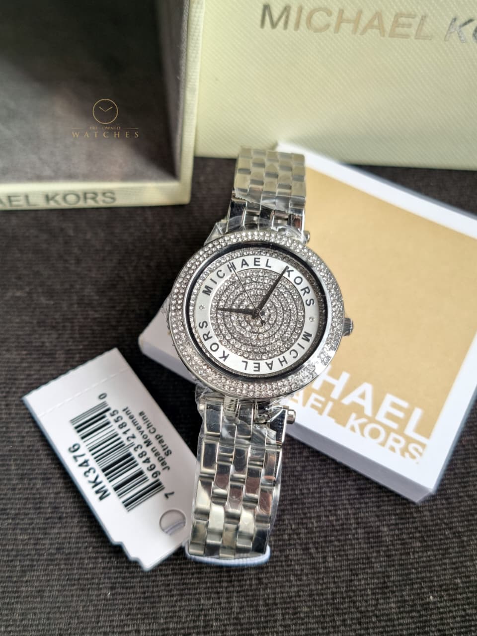 Michael Kors Women’s Quartz Stainless Steel Silver Dial 33mm Watch MK3476 - Image 6