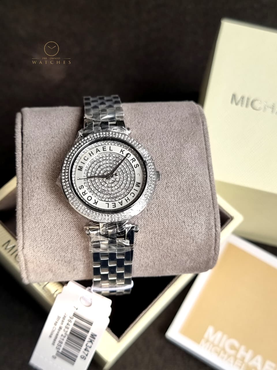 Michael Kors Women’s Quartz Stainless Steel Silver Dial 33mm Watch MK3476 - Image 7