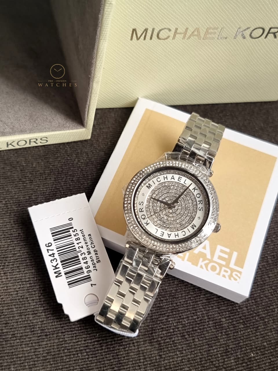 Michael Kors Women’s Quartz Stainless Steel Silver Dial 33mm Watch MK3476 - Image 9
