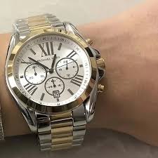 Michael Kors Women’s Quartz Stainless Steel Silver Dial 39mm Watch MK5855
