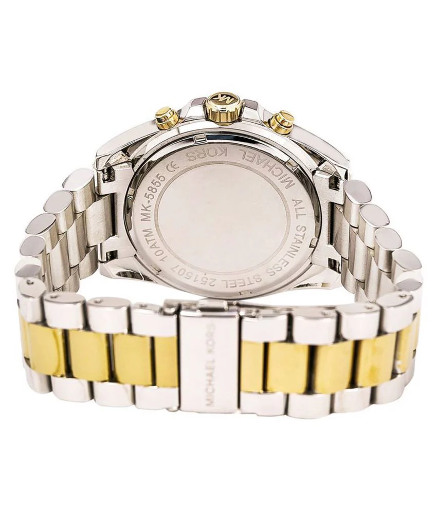 Michael Kors Women’s Quartz Stainless Steel Silver Dial 39mm Watch MK5855 - Image 4