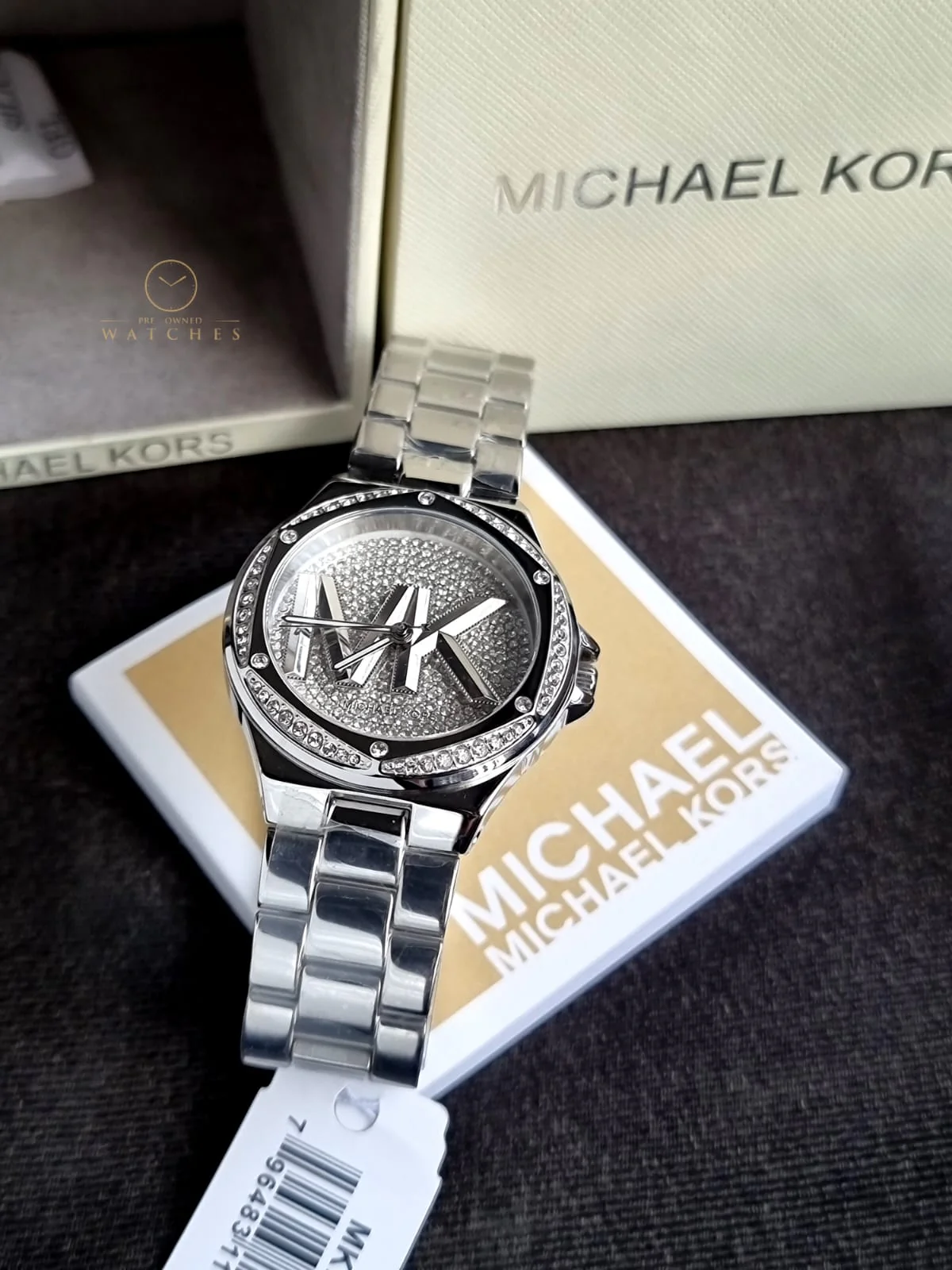 Michael Kors Women’s Quartz Stainless Steel Silver Dial 37mm Watch MK7234 - Image 6
