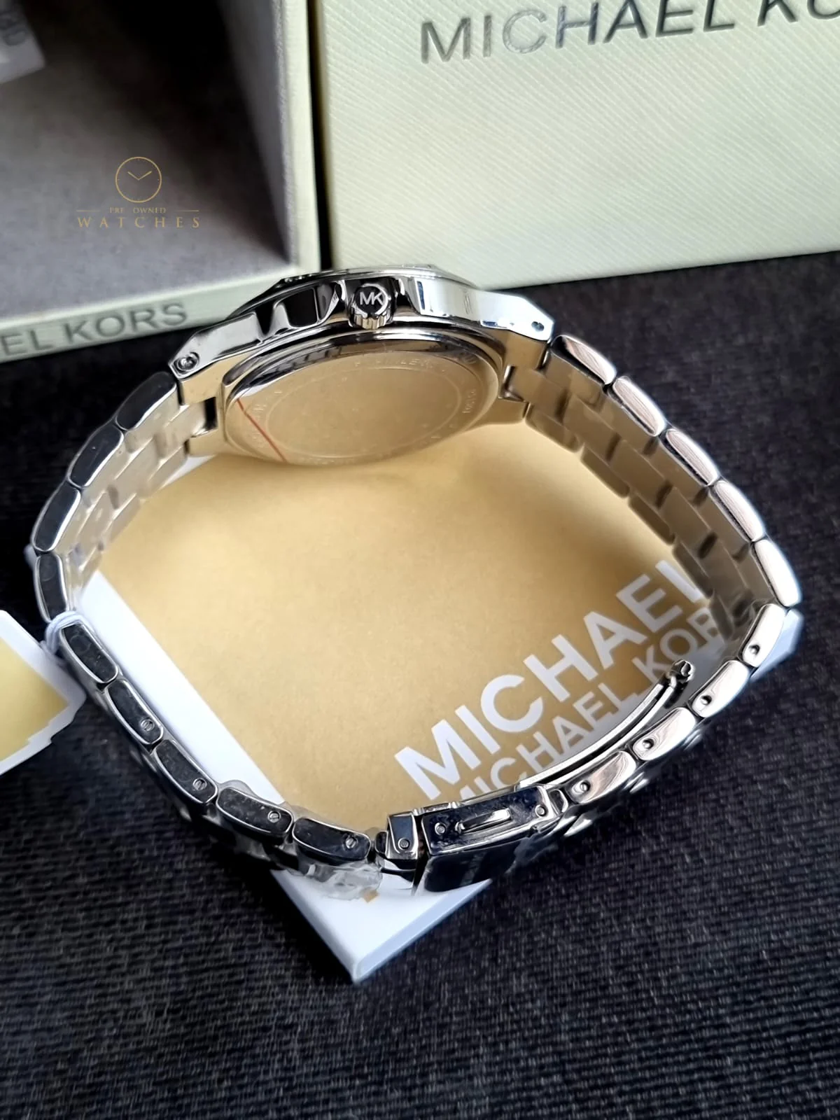 Michael Kors Women’s Quartz Stainless Steel Silver Dial 37mm Watch MK7234 - Image 7