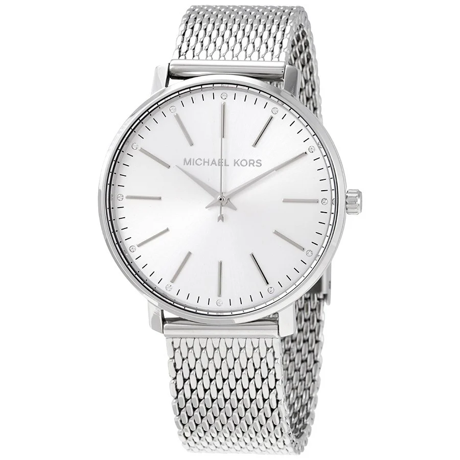Michael Kors Women’s Quartz Stainless Steel Silver Dial 38mm Watch MK4338 - Image 2