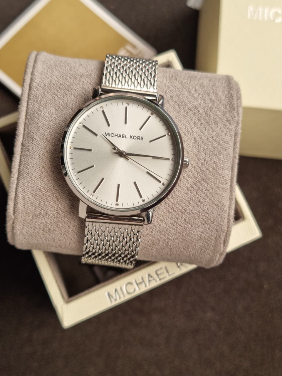 Michael Kors Women’s Quartz Stainless Steel Silver Dial 38mm Watch MK4338 - Image 8