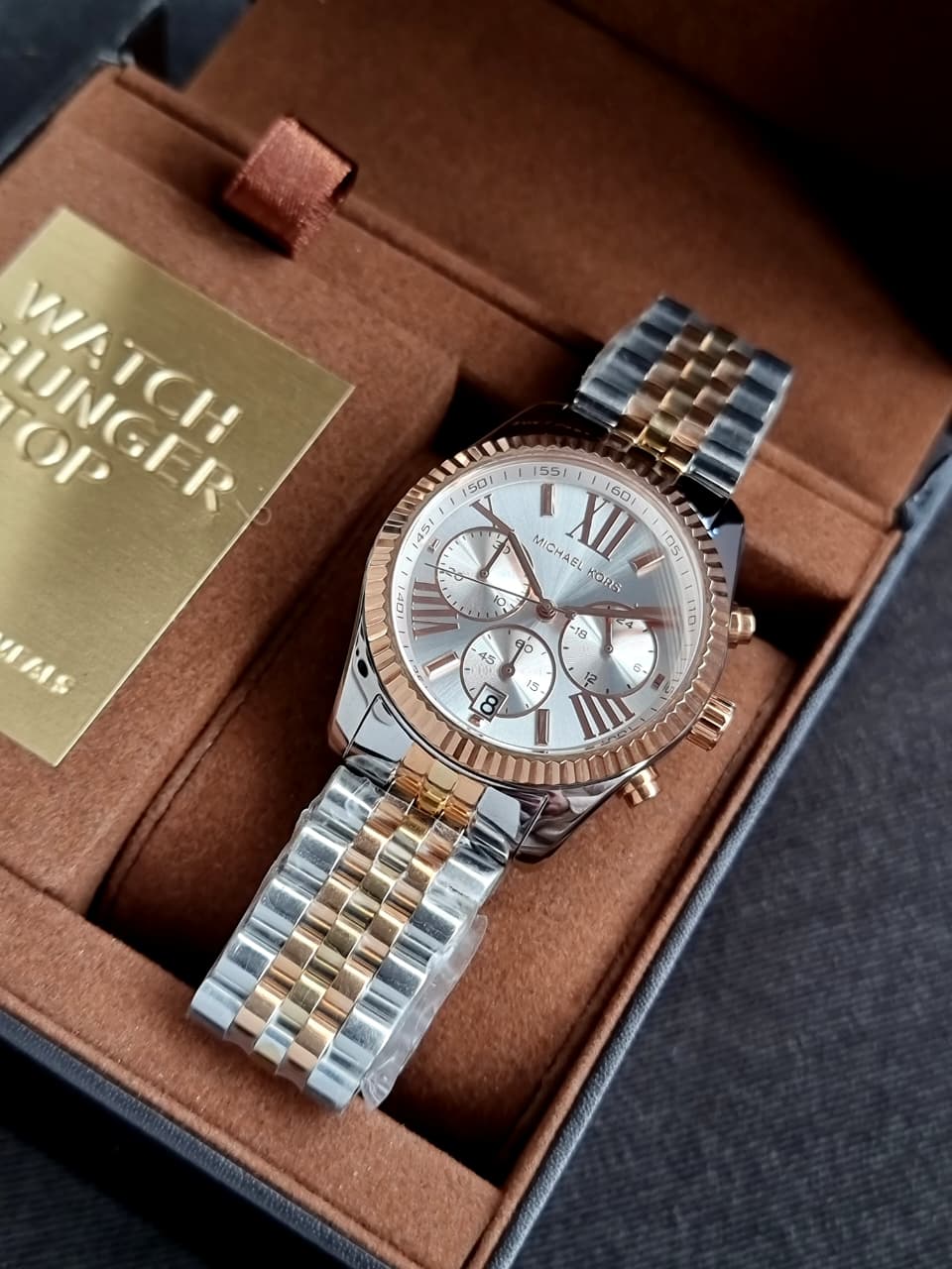 Michael Kors Women’s Quartz Stainless Steel Strap Silver Dial 38mm Watch MK5735 - Image 6