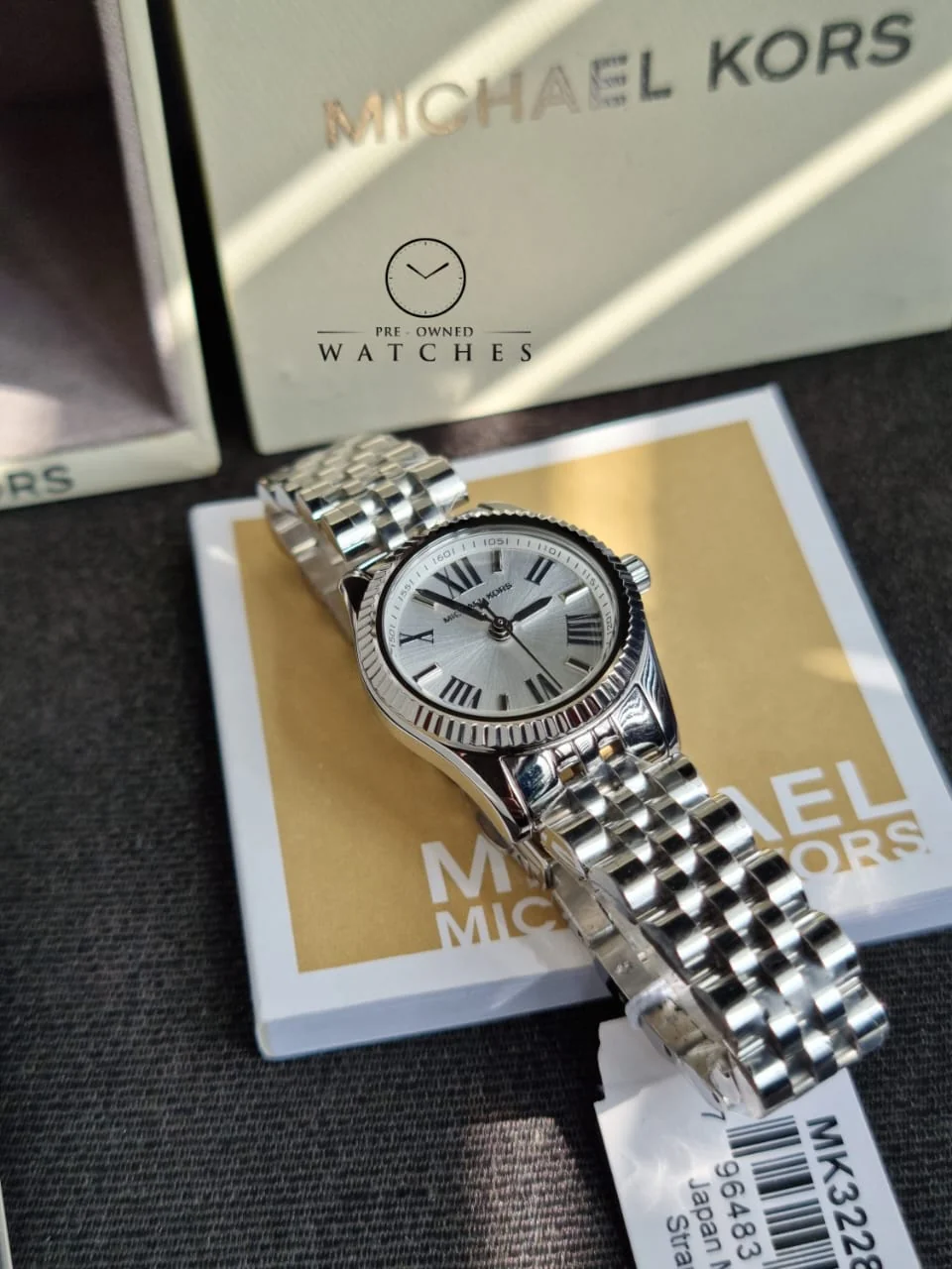 Michael Kors Women’s Quartz Stainless Steel White Dial 26mm Watch MK3228 - Image 4