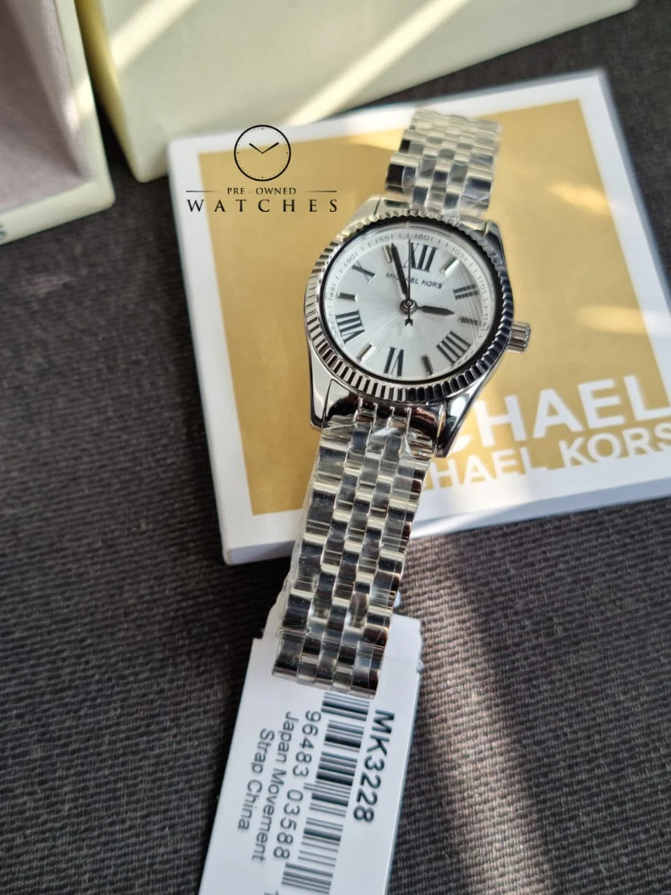 Michael Kors Women’s Quartz Stainless Steel White Dial 26mm Watch MK3228 - Image 6