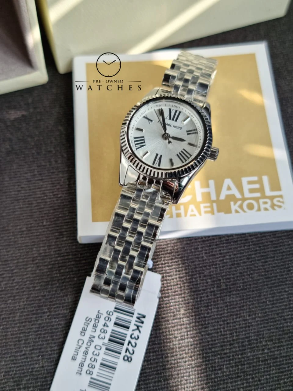 Michael Kors Women’s Quartz Stainless Steel White Dial 26mm Watch MK3228 - Image 7