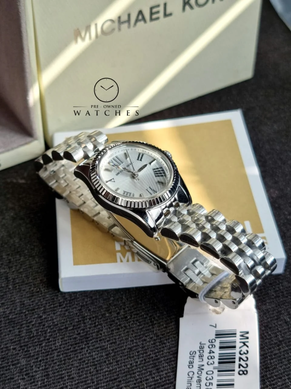 Michael Kors Women’s Quartz Stainless Steel White Dial 26mm Watch MK3228 - Image 8