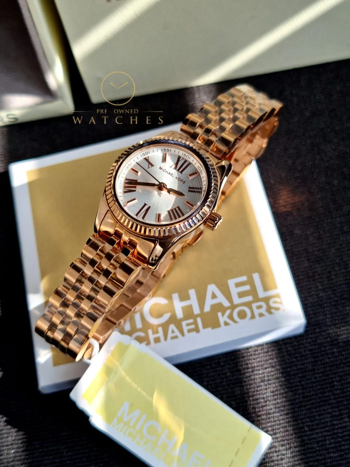 Michael Kors Women’s Quartz Stainless Steel White Dial 26mm Watch MK3230 - Image 12