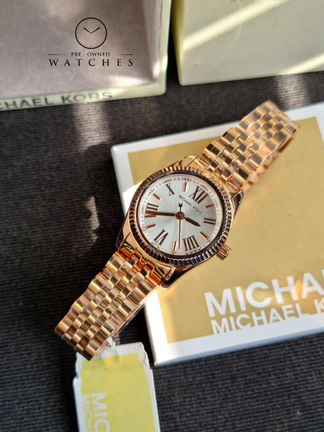 Michael Kors Women’s Quartz Stainless Steel White Dial 26mm Watch MK3230 - Image 13