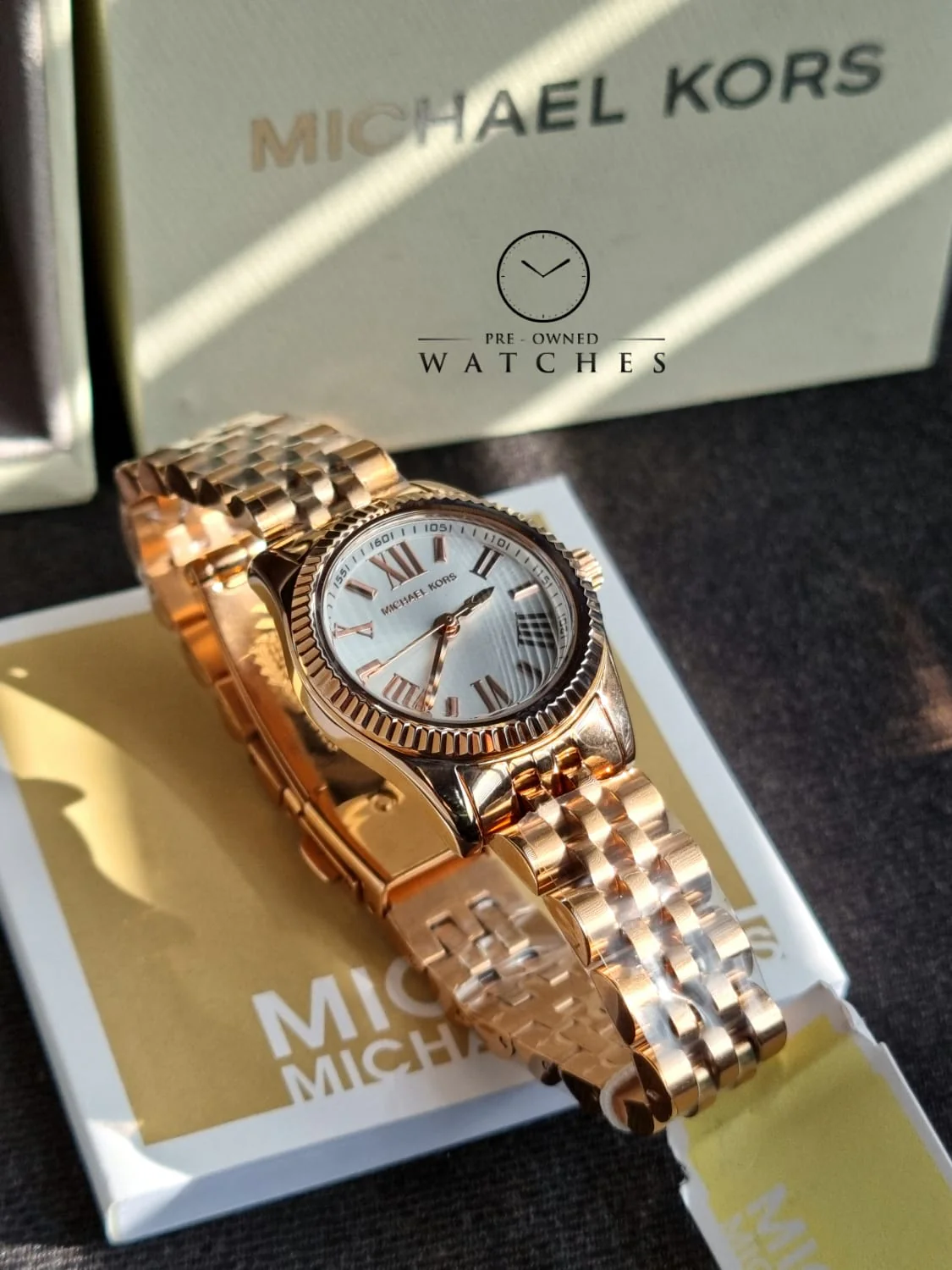 Michael Kors Women’s Quartz Stainless Steel White Dial 26mm Watch MK3230 - Image 15