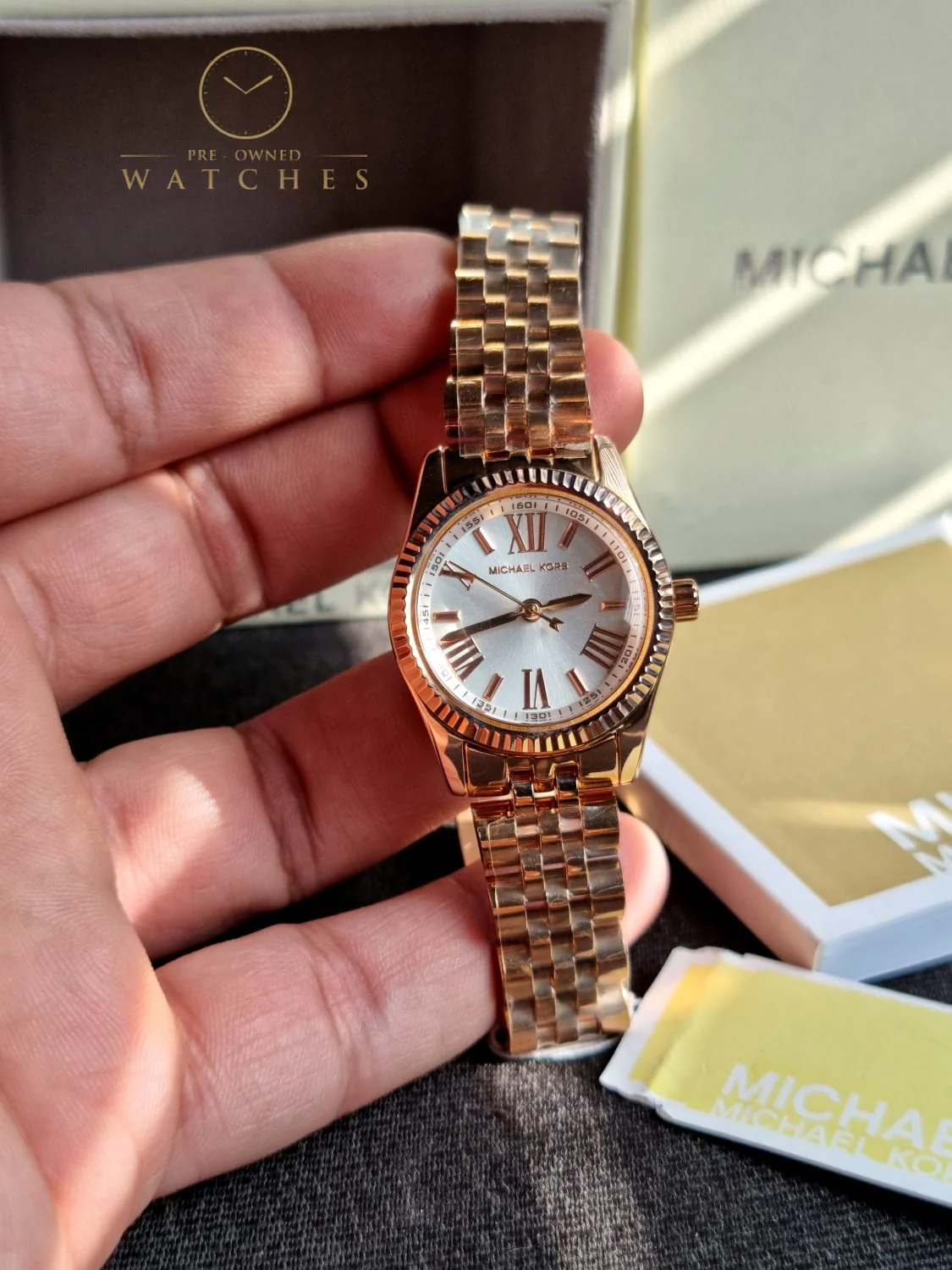 Michael Kors Women’s Quartz Stainless Steel White Dial 26mm Watch MK3230 - Image 7