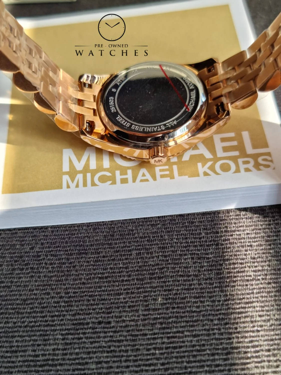 Michael Kors Women’s Quartz Stainless Steel White Dial 26mm Watch MK3230 - Image 9