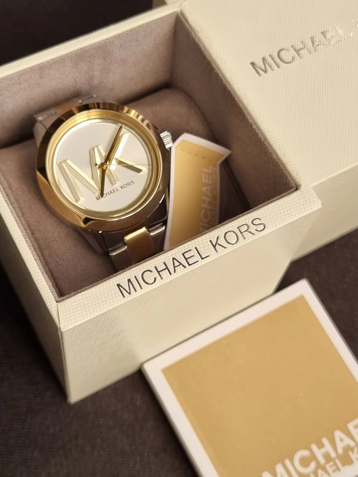 Michael Kors Women’s Quartz Two Tone Stainless Steel Silver Dial 40mm Watch MK7319 - Image 5