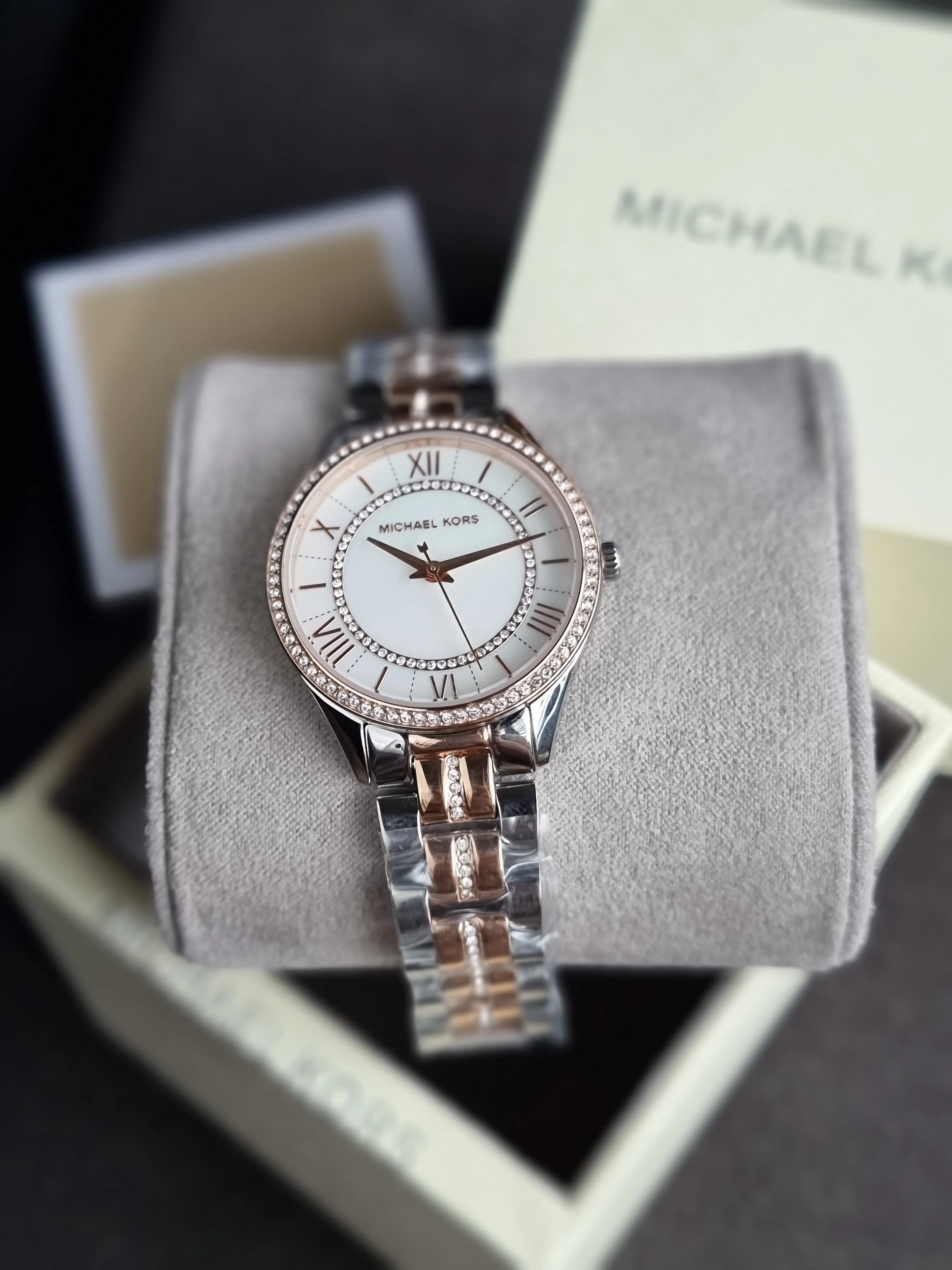 Michael Kors Women's Lauryn Three-Hand Two-Tone Stainless Steel Watch Mk3979 - Image 4