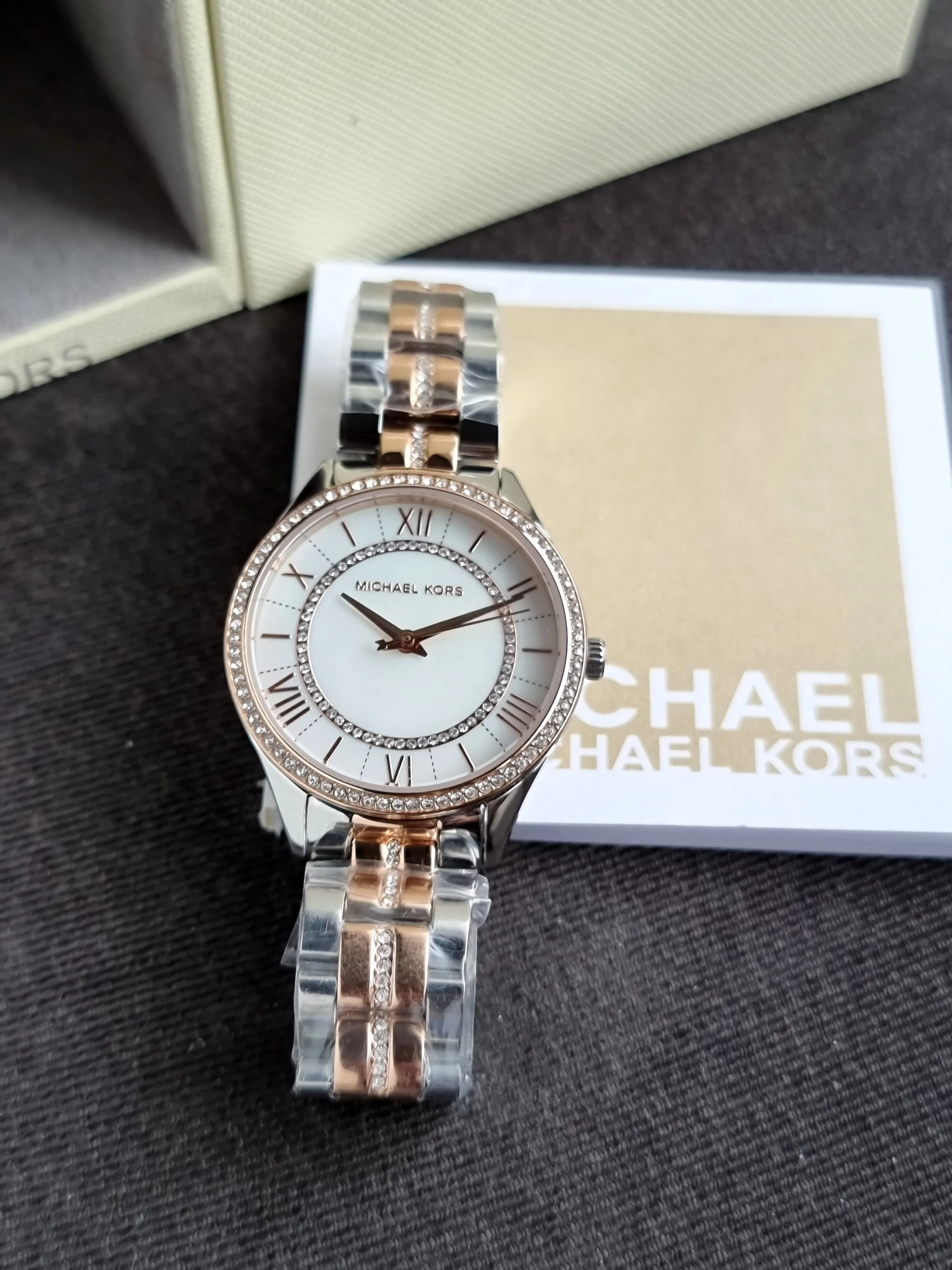 Michael Kors Women's Lauryn Three-Hand Two-Tone Stainless Steel Watch Mk3979 - Image 6