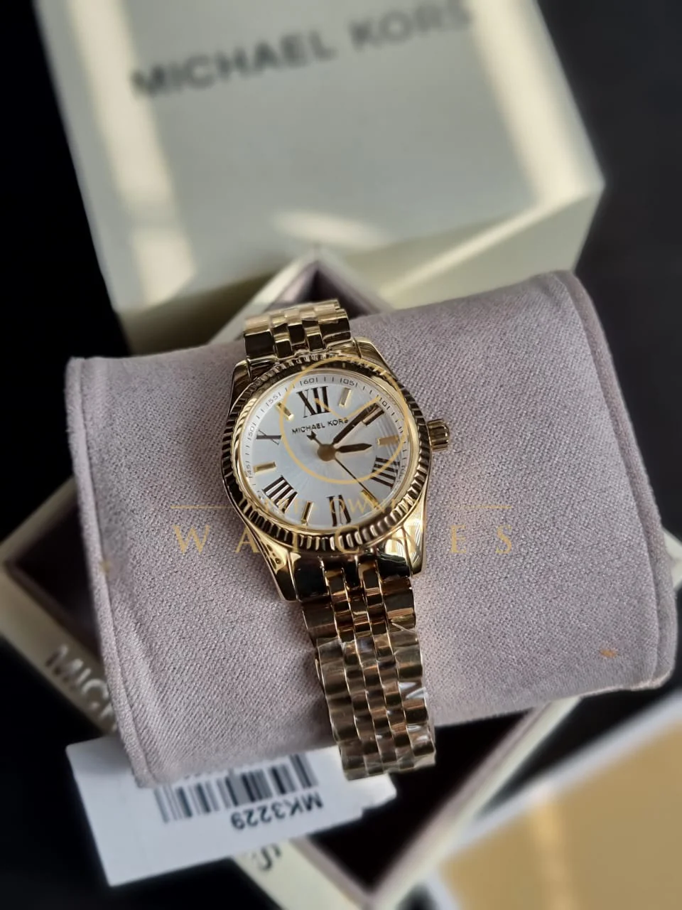 Michael Kors Women's MK3229 - Petite Lexington Gold Watch - Image 2