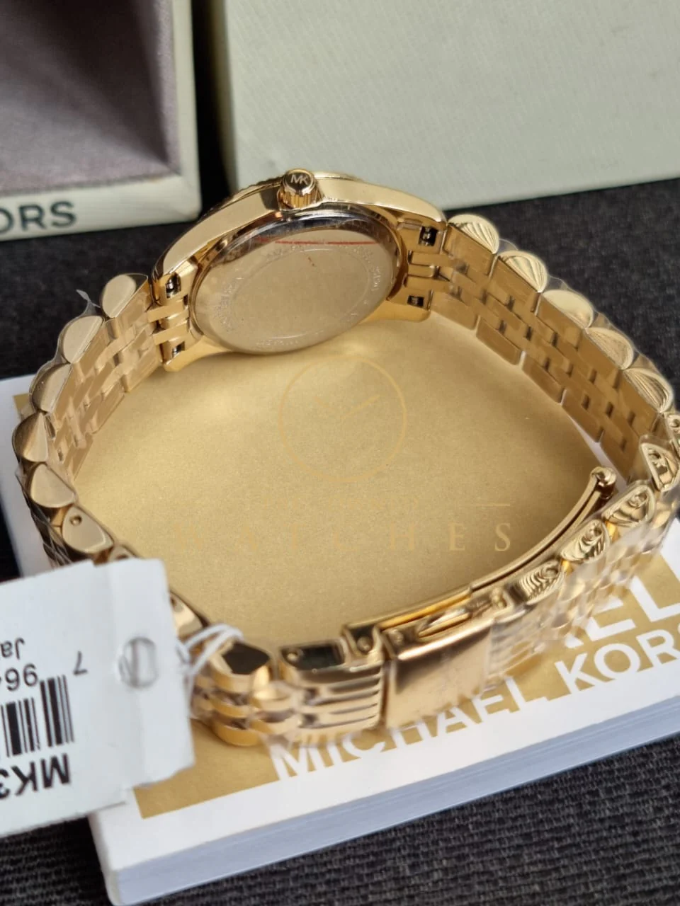 Michael Kors Women's MK3229 - Petite Lexington Gold Watch - Image 6