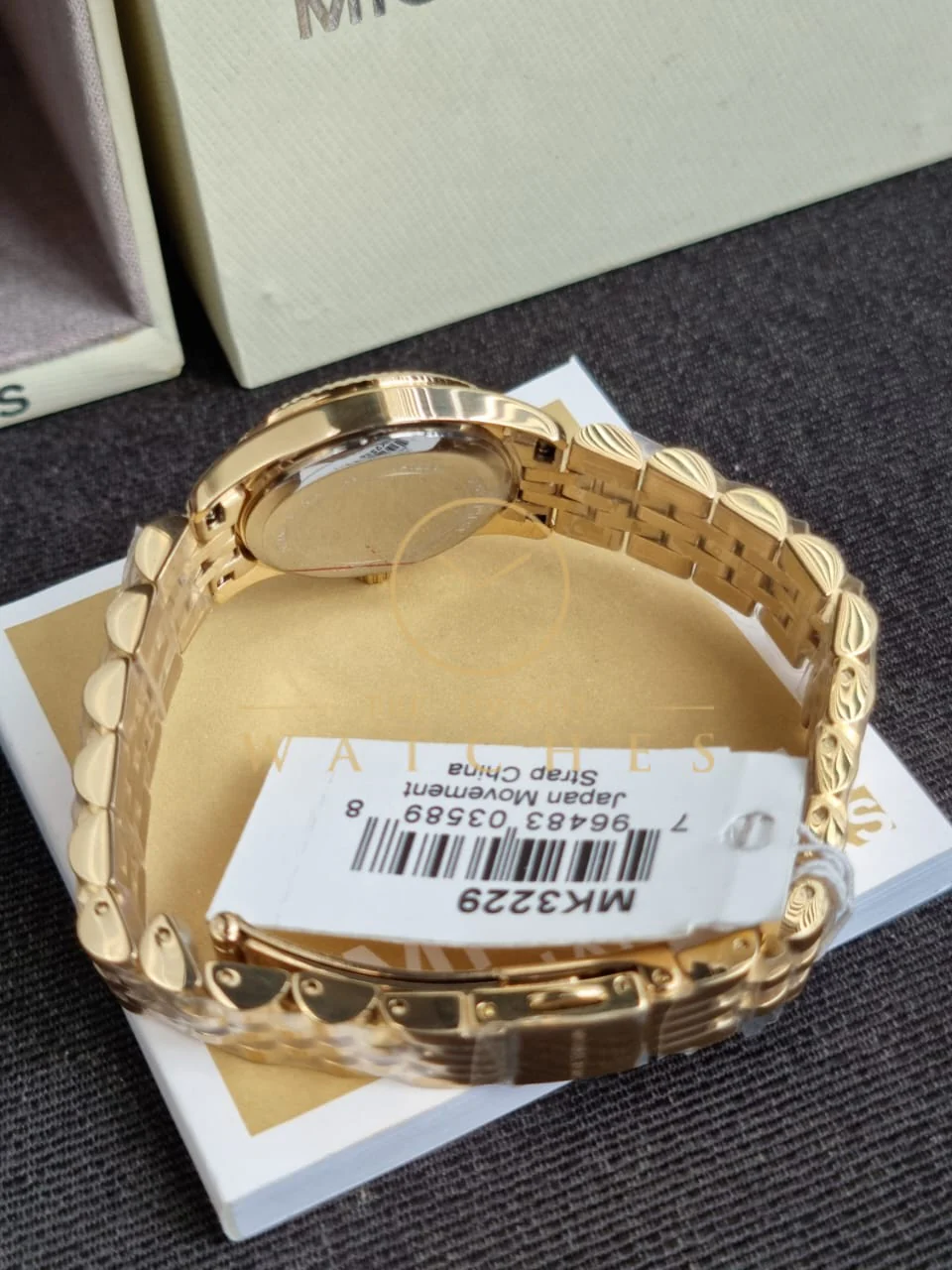 Michael Kors Women's MK3229 - Petite Lexington Gold Watch - Image 7