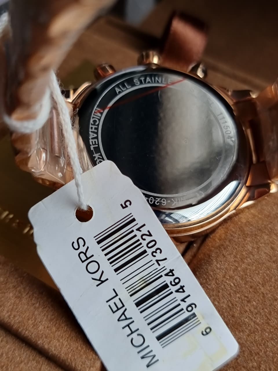 Michael Kors Women's MK6204 - Brinkley Rose Gold Watch - Image 3