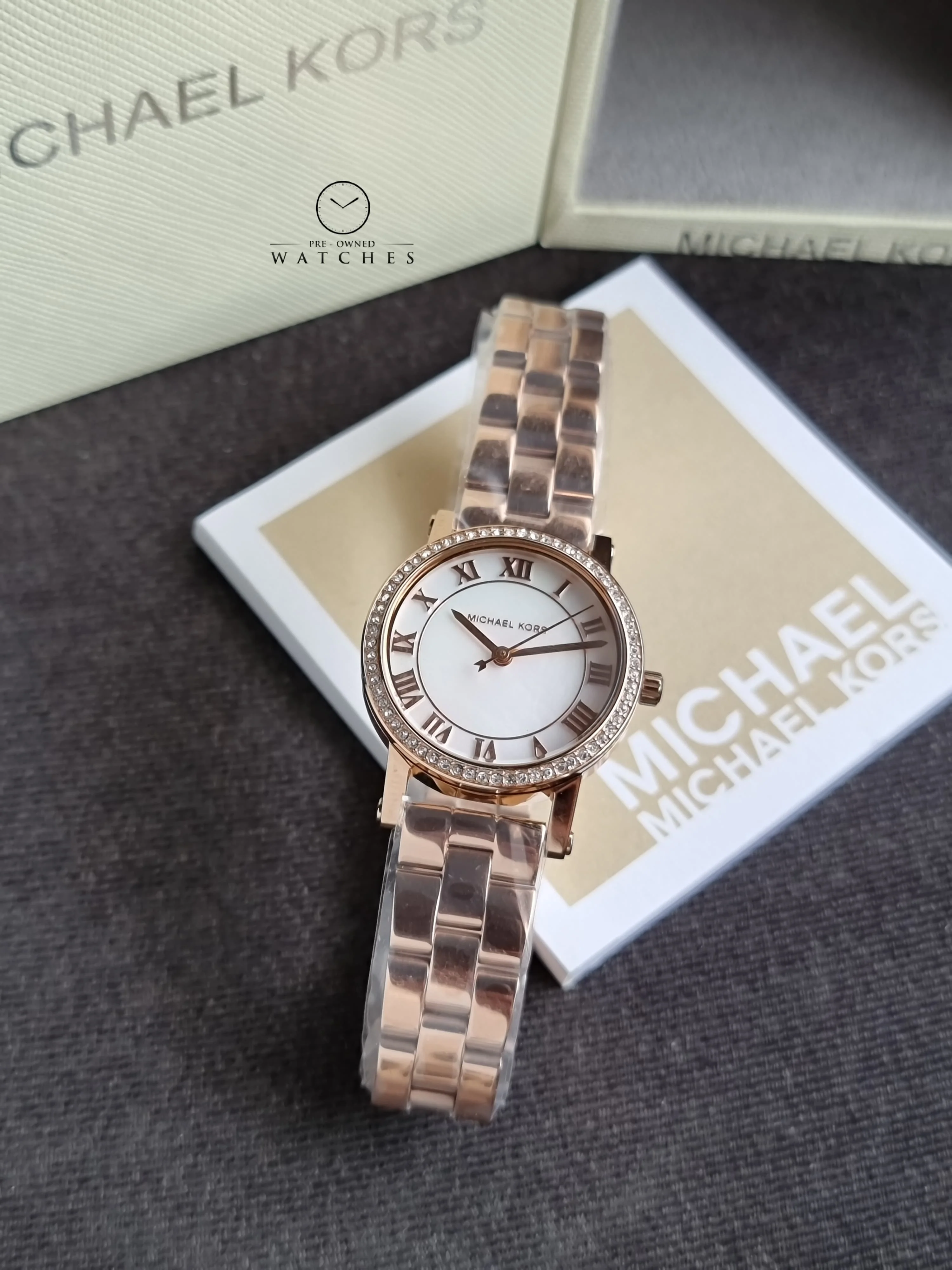 Michael Kors Women's Norie Three-Hand Rose Gold Stainless Steel Watch mk3558 - Image 2