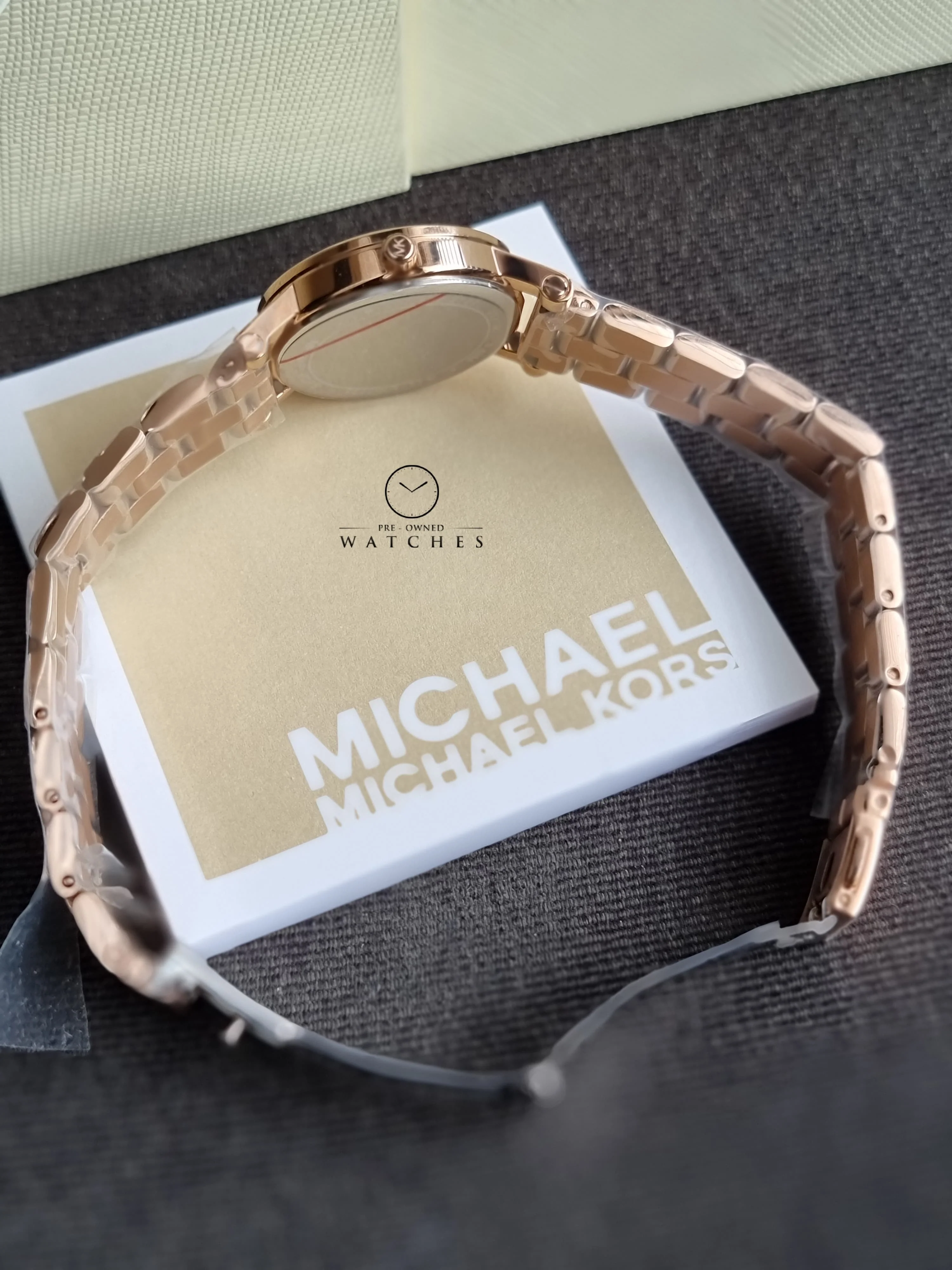 Michael Kors Women's Norie Three-Hand Rose Gold Stainless Steel Watch mk3558 - Image 3