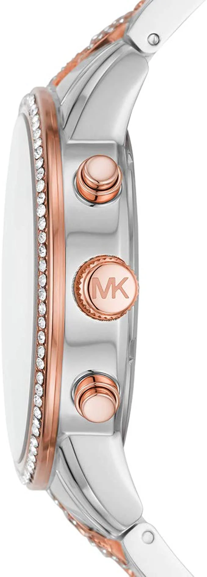 Michael Kors Women's Ritz Quartz Watch with Stainless Steel Strap, Two-Tone, 20 (Model: MK6938) - Image 3