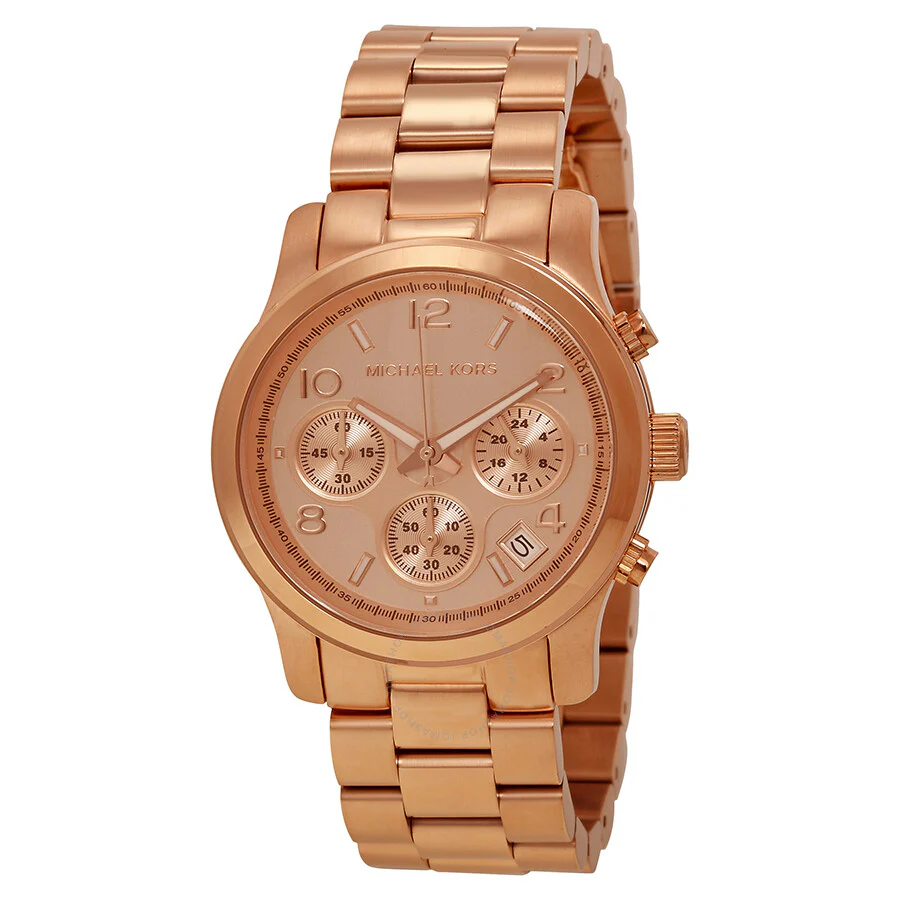 Michael Kors Women's Runway Rose Gold-Tone Watch MK5128