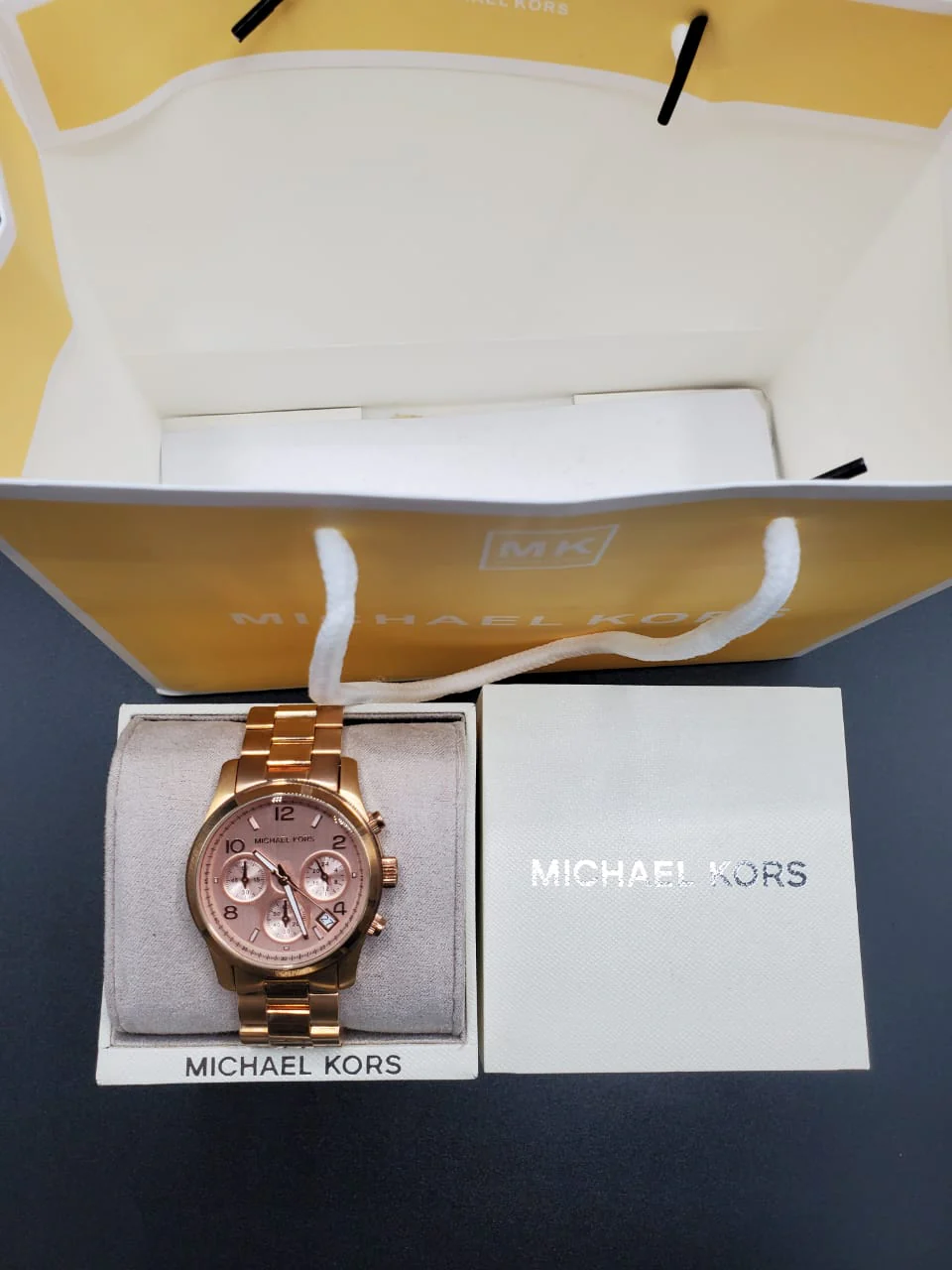 Michael Kors Women's Runway Rose Gold-Tone Watch MK5128 - Image 3
