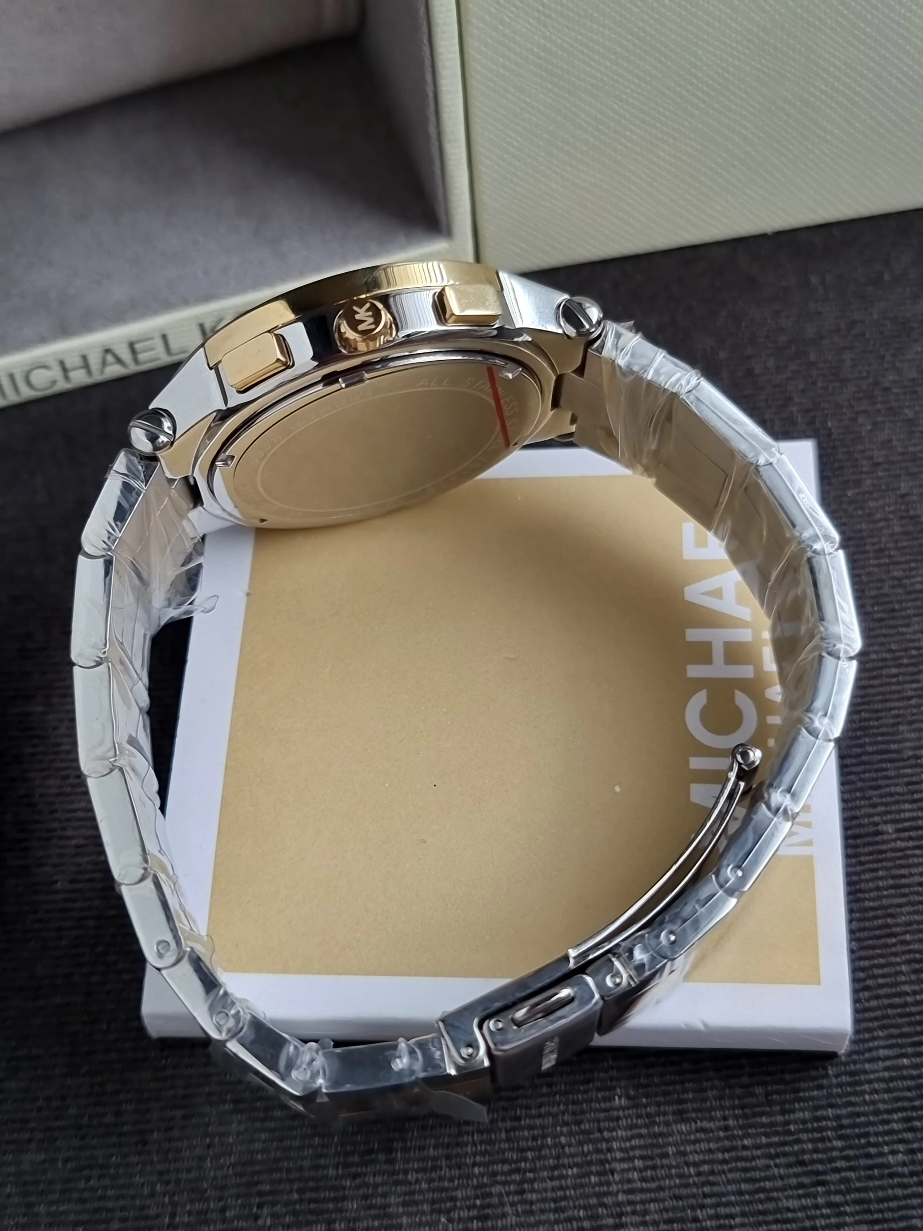 MICHAEL KORS Wyatt Chronograph Silver Dial Two-tone Men's Watch Item No. MK5934 - Image 5