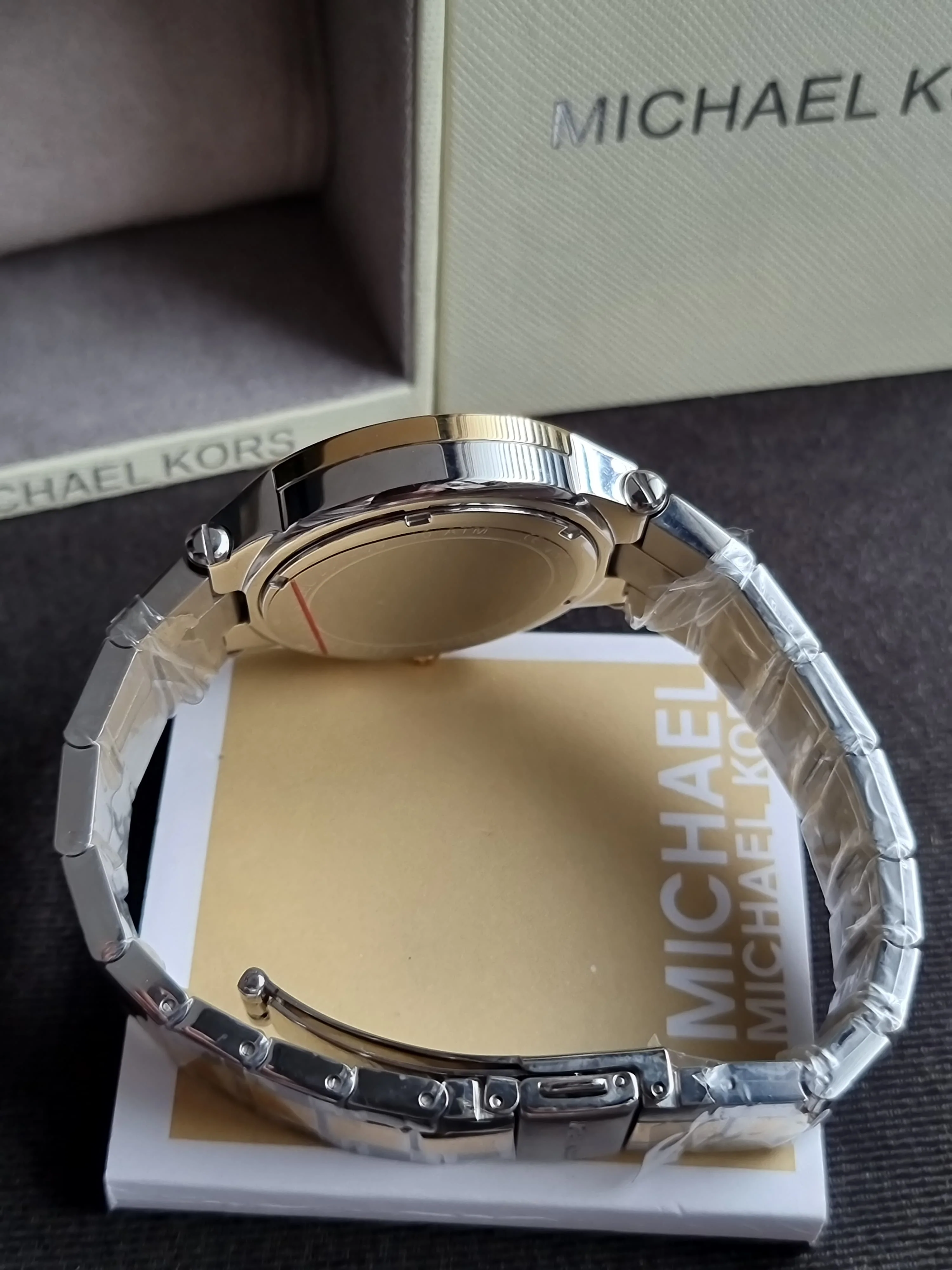 MICHAEL KORS Wyatt Chronograph Silver Dial Two-tone Men's Watch Item No. MK5934 - Image 6