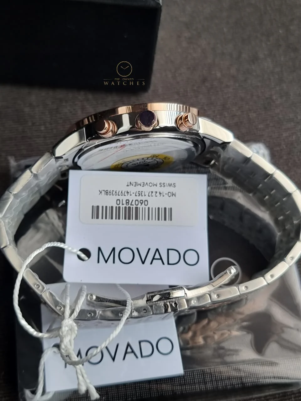 Movado 0607845 Men's Watch Iconic Museum Dial Swiss Quartz - Image 6
