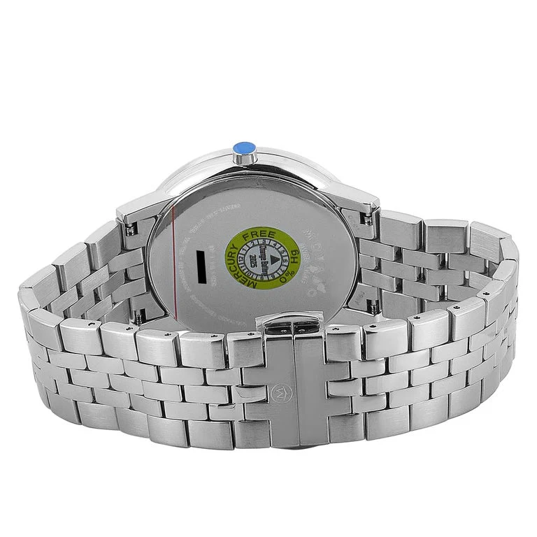 Movado Men’s Quartz Swiss Made Stainless Steel Black Dial 40mm Watch 0607199 - Image 2