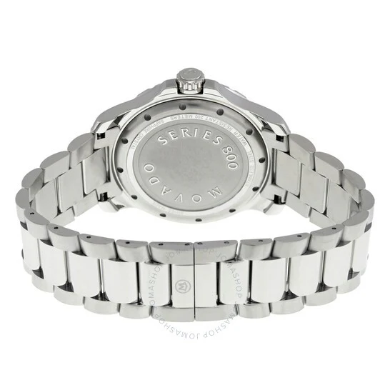 Movado Men’s Quartz Swiss Made Stainless Steel Black Dial 40mm Watch 2600135 - Image 3