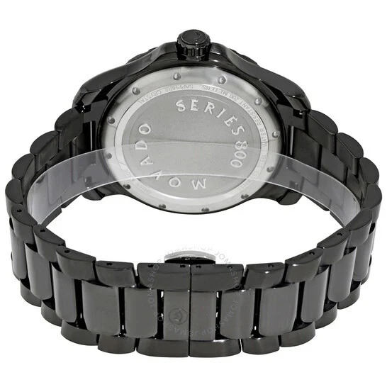 Movado Men’s Quartz Swiss Made Stainless Steel Black Dial 40mm Watch 2600143 - Image 3
