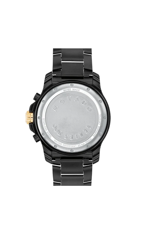 Movado Men's Black PVD Stainless Steel Series 800 Watch 2600180 - Image 3