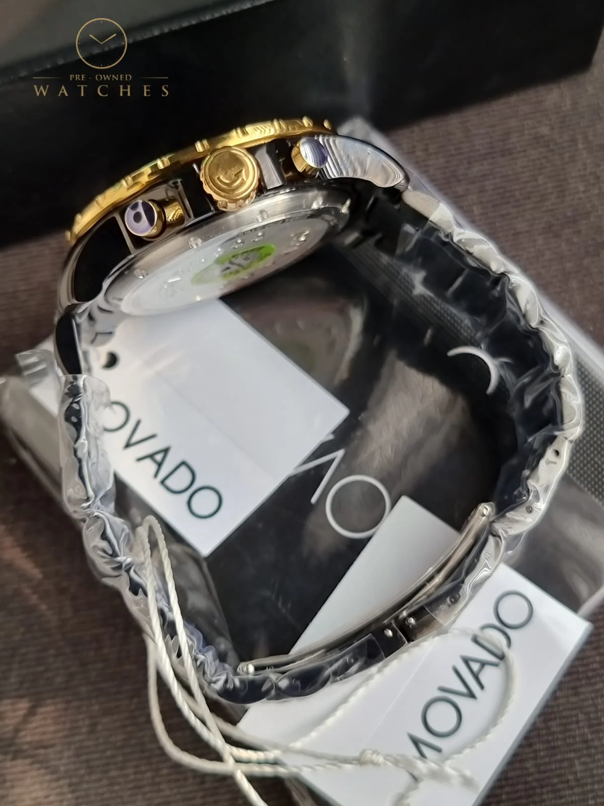 Movado Men's Black PVD Stainless Steel Series 800 Watch 2600180 - Image 5