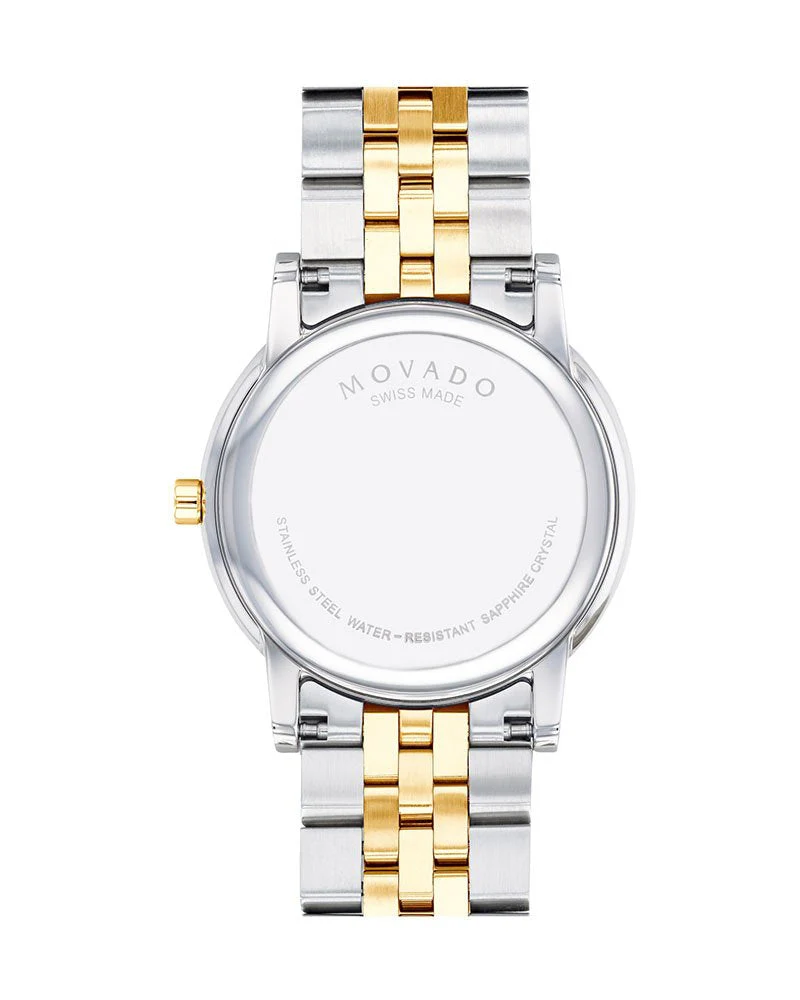 Movado Men's Museum Classic Diamond Two-Tone Bracelet Strap Watch - 0607202 - Image 4