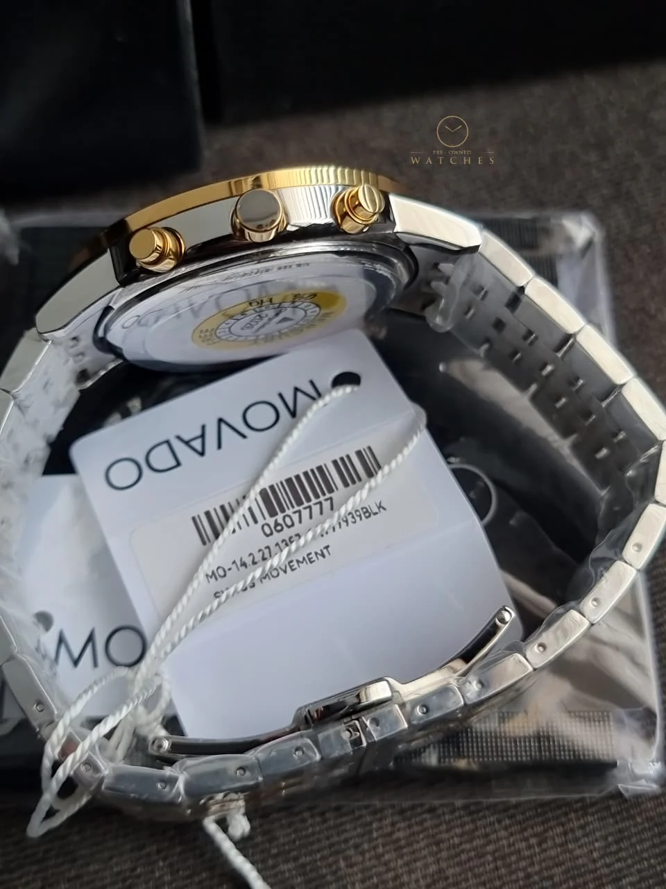 Movado Museum Classic 0607777 Black Dial Stainless Steel Watch - Image 4